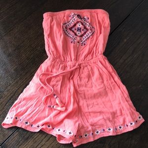 Hollister Tube Top Romper